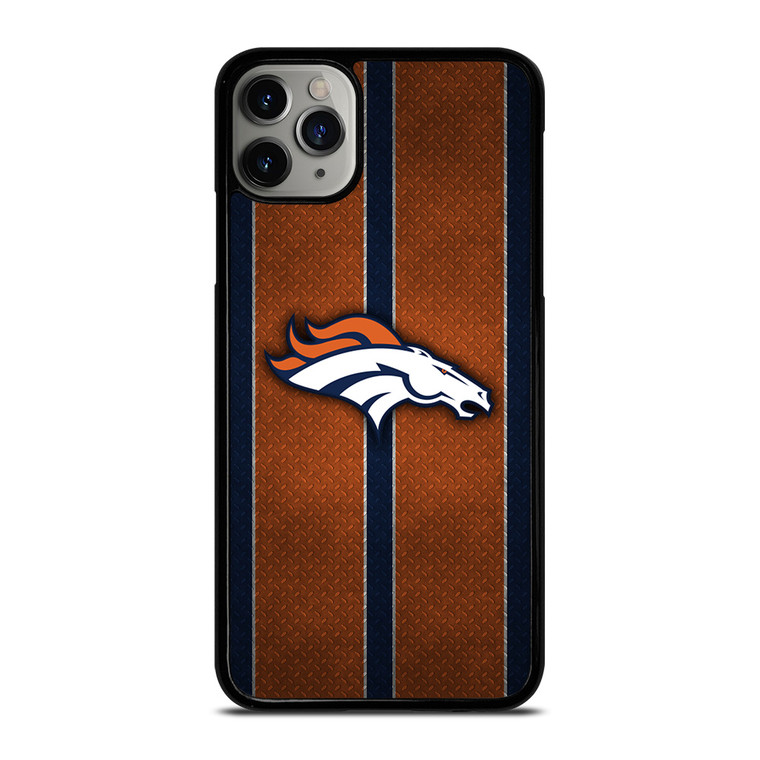 DENVER BRONCOS NFL METAL STRIPE iPhone 11 Pro Max Case Cover