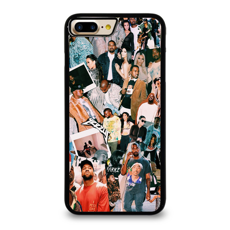 KANYE WEST RAPPER COLLAGE iPhone 7 / 8 Plus Case Cover KANYE WEST RAPPER COLLAGE iPhone 7 / 8 Plus Case Cover