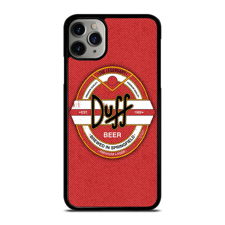 DUFF BEER THE SIMPSONS LOGO 2 iPhone 11 Pro Max Case Cover