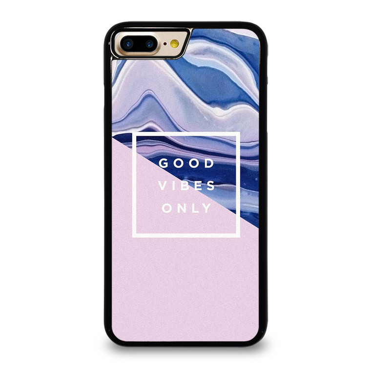 TUMBLR GOOD VIBES ONLY PINK MARBLE iPhone 7 / 8 Plus Case Cover