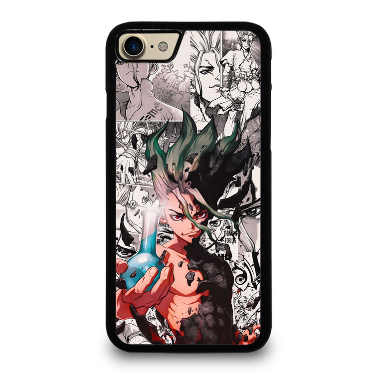 DR STONE ANIME BLACK WHITE iPhone 7 / 8 Case Cover