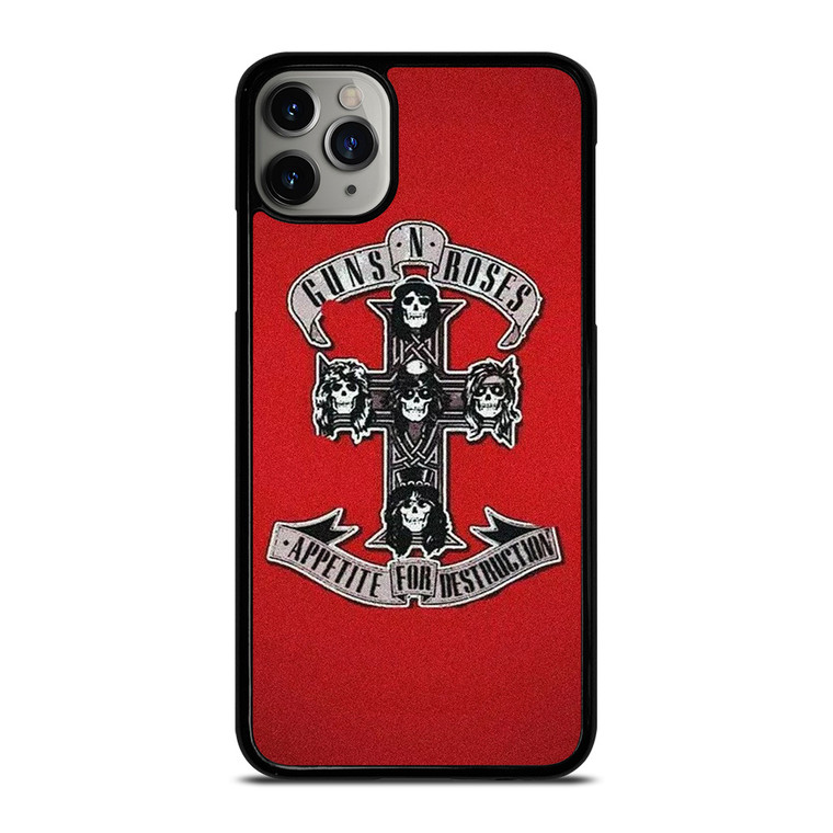 GUNS N ROSES ROCK BAND RED iPhone 11 Pro Max Case Cover
