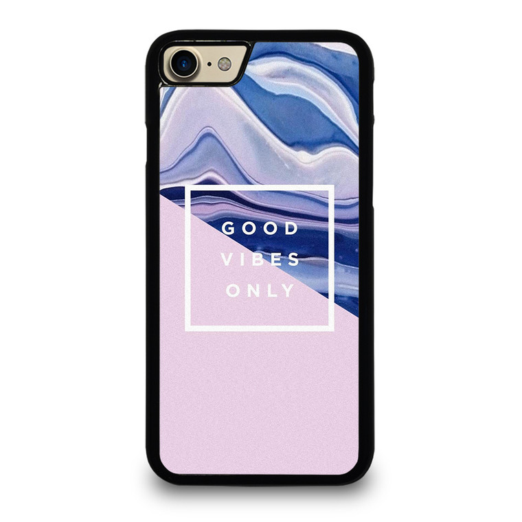 TUMBLR GOOD VIBES ONLY PINK MARBLE iPhone 7 / 8 Case Cover