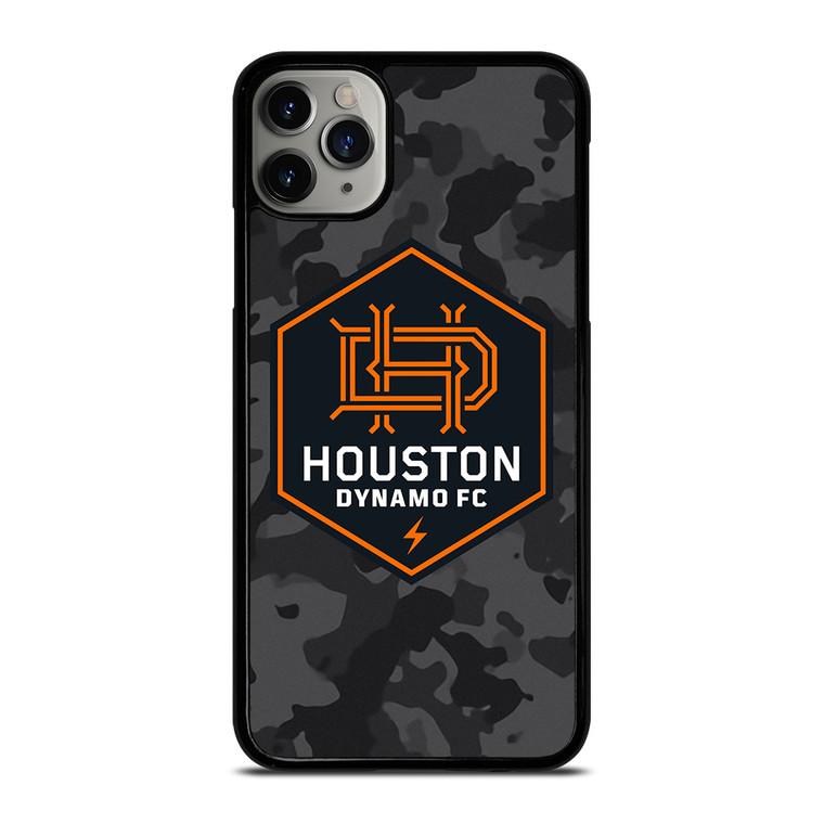 HOUSTON DYNAMO FC MLS BLACK CAMO iPhone 11 Pro Max Case Cover