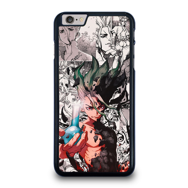 DR STONE ANIME BLACK WHITE iPhone 6 / 6S Plus Case Cover