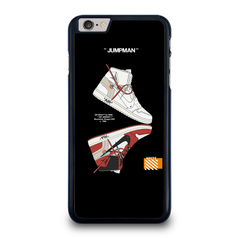 NIKE AIR JORDAN JUMPMAN OFF WHITE iPhone 6 / 6S Plus Case Cover NIKE AIR JORDAN JUMPMAN OFF WHITE iPhone 6 / 6S Plus Case Cover