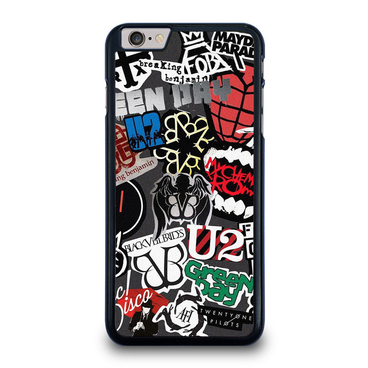PUNK ROCK BAND COLLAGE iPhone 6 / 6S Plus Case Cover