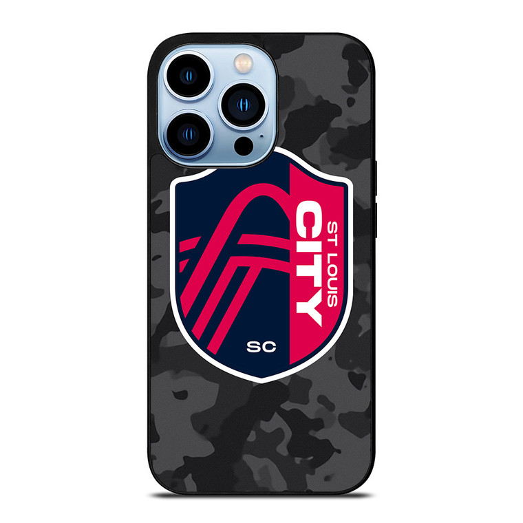 SAINT LOUIS CITY MLS BLACK CAMO iPhone 13 Pro Max Case Cover