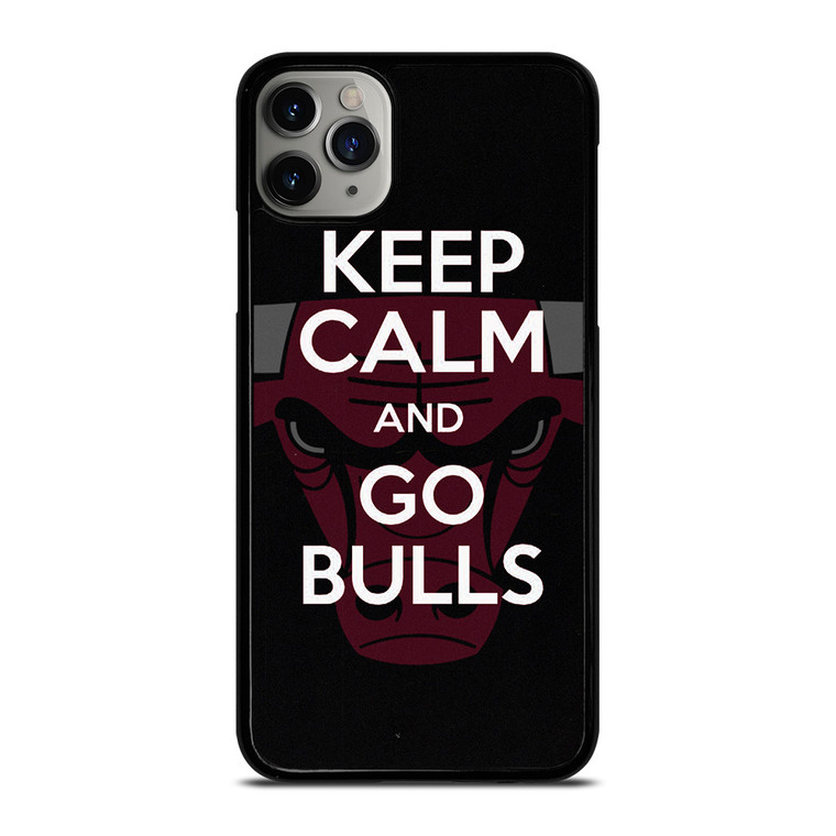 KEEP CALM AND GO CHICAGO BULLS iPhone 11 Pro Max Case Cover