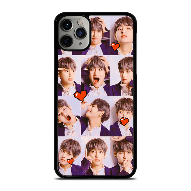 KIM TAE HYUNG V BTS BANGTAN BOYS COLLAGE iPhone 11 Pro Max Case Cover