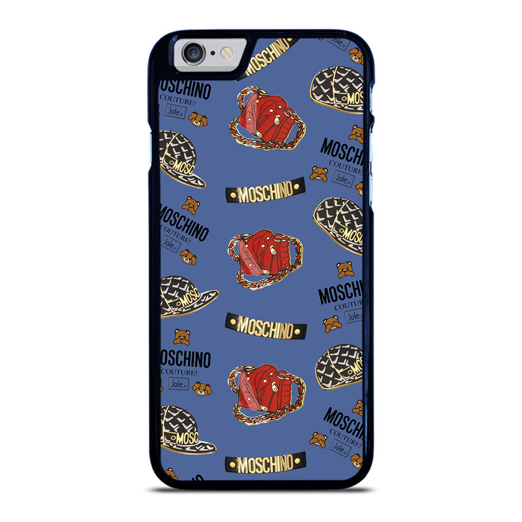 MOSCHINO BEAR COUTURE PATTERN iPhone 6 / 6S Case Cover