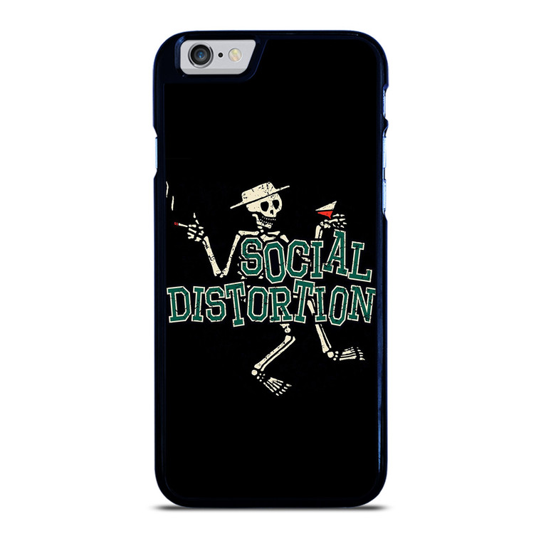 SOCIAL DISTORTION SKULL ART iPhone 6 / 6S Case Cover
