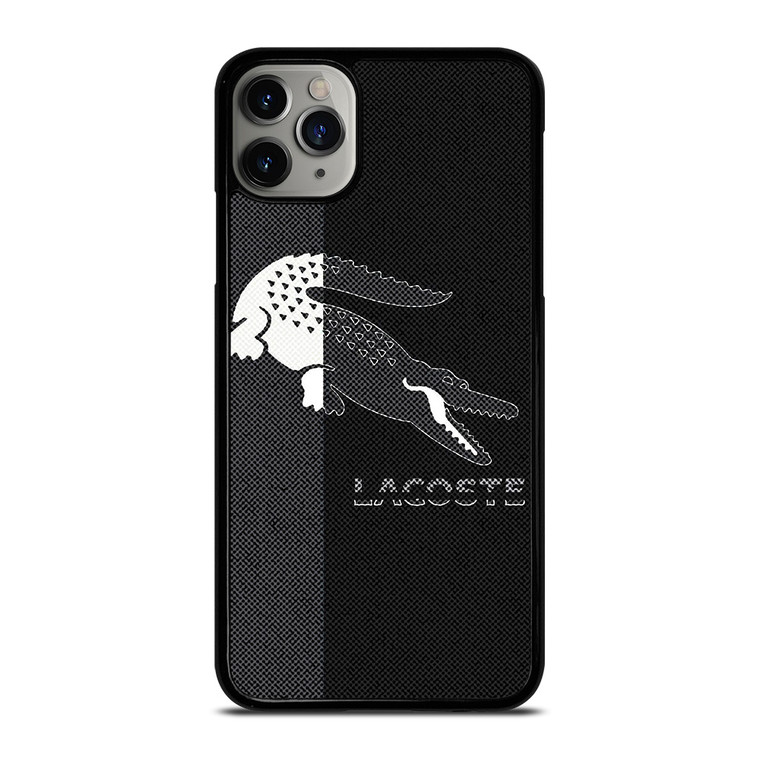 LACOSTE BLACK AND WHITE iPhone 11 Pro Max Case Cover