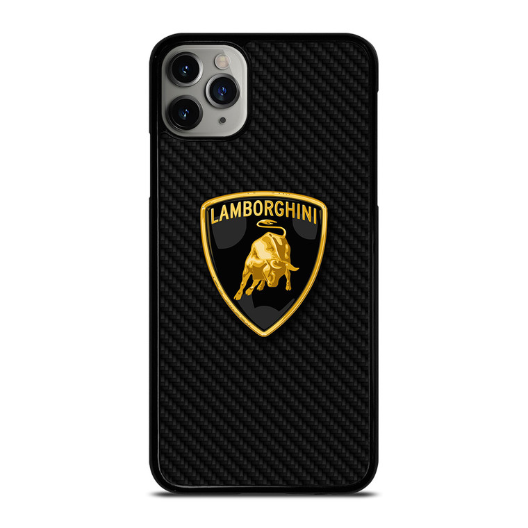 LAMBORGHINI AUTOMOBILI CARBON FIBER iPhone 11 Pro Max Case Cover