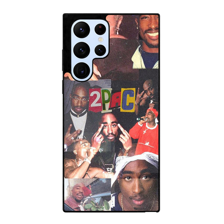 2PAC TUPAC SAKUR RAPPER COLLAGE Samsung Galaxy S22 Ultra Case Cover