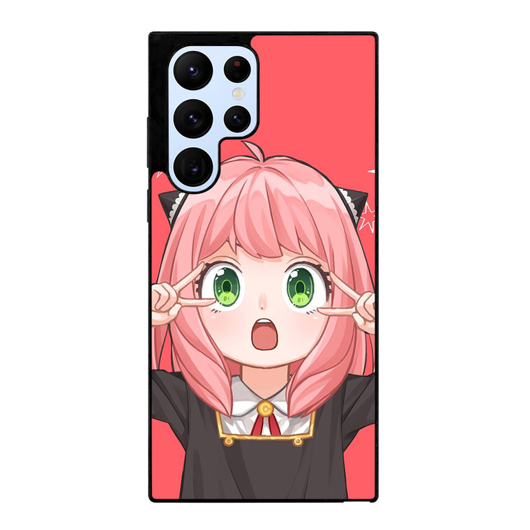 ANYA SPY X FAMILY PINK Samsung Galaxy S22 Ultra Case Cover