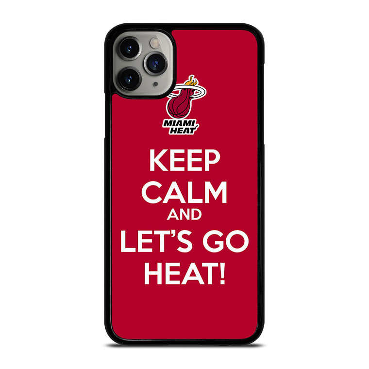 LETS GO MIAMI HEAT NBA BASKETBALL 3 iPhone 11 Pro Max Case Cover
