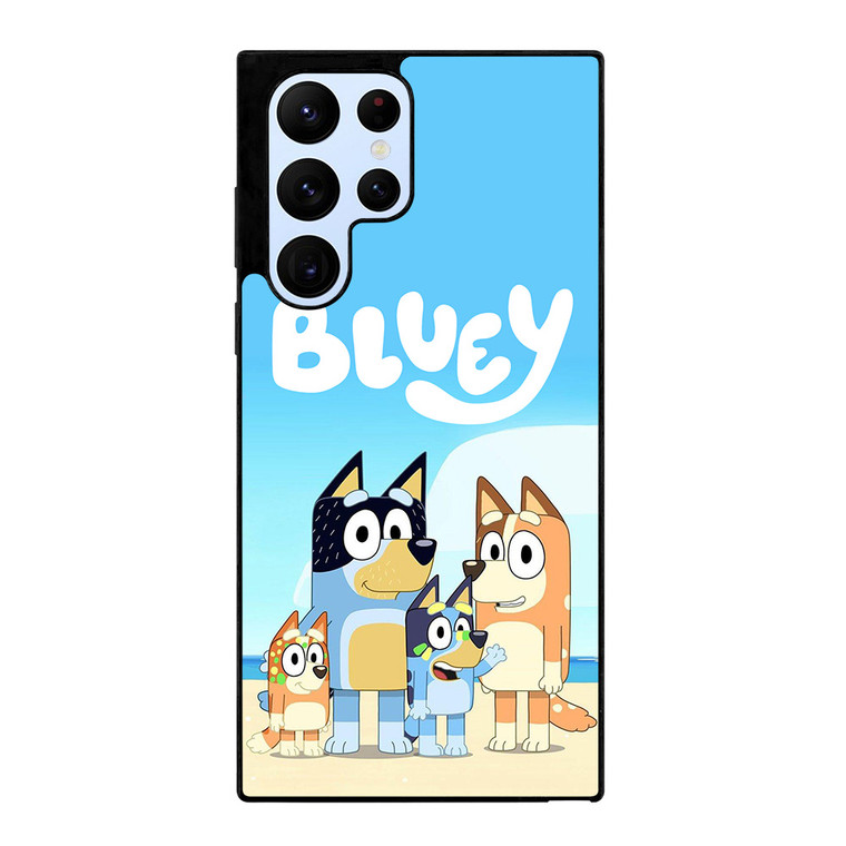 BLUEY HEELER CARTOON Samsung Galaxy S22 Ultra Case Cover