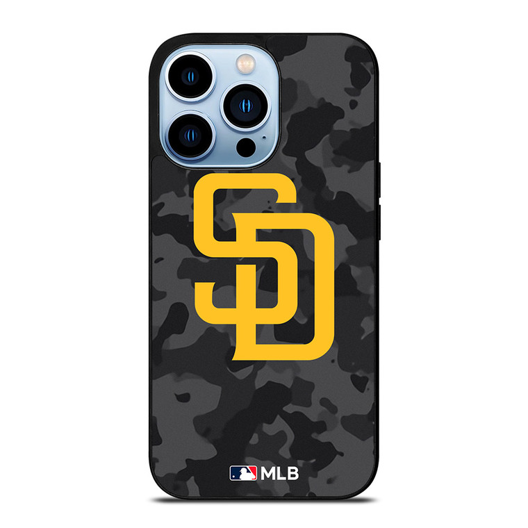 SAN DIEGO PADRES BASEBALL BLACK CAMO iPhone 13 Pro Max Case Cover SAN DIEGO PADRES BASEBALL BLACK CAMO iPhone 13 Pro Max Case Cover