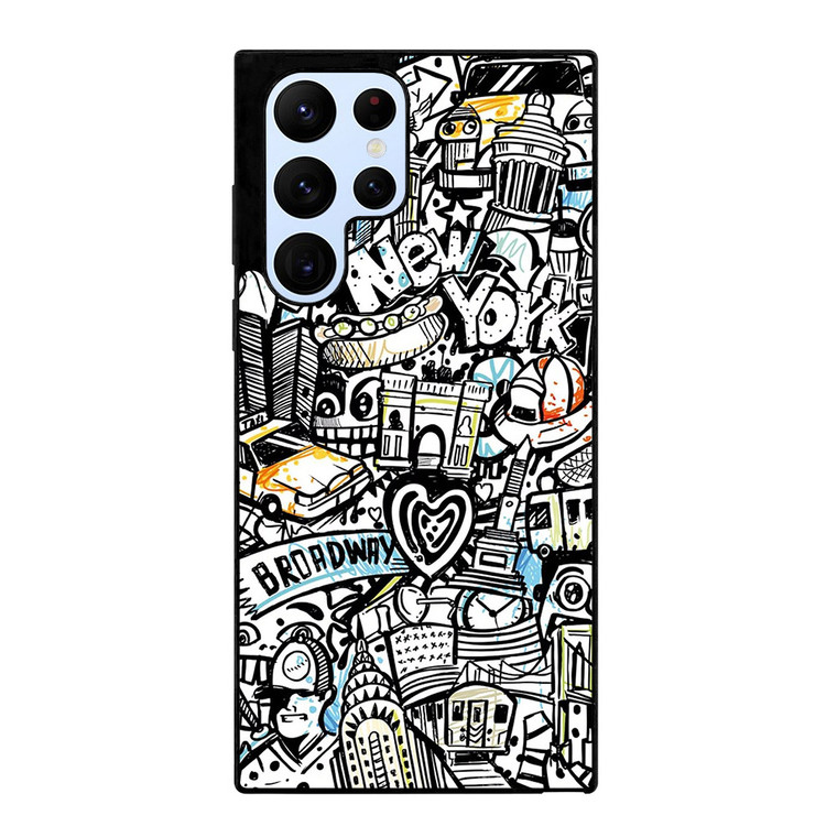 BROOKLYN NEW YORK ART Samsung Galaxy S22 Ultra Case Cover