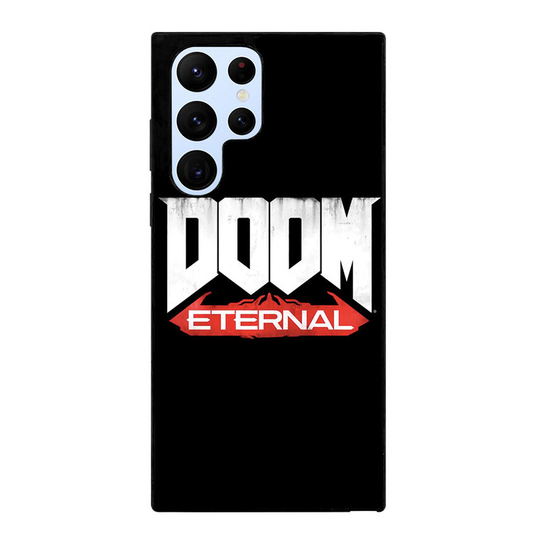 DOOM ETERNAL GAMES LOGO BLACK Samsung Galaxy S22 Ultra Case Cover
