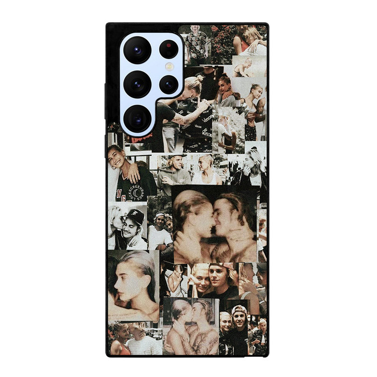JUSTIN AND HAILEY BIEBER COLLAGE 2 Samsung Galaxy S22 Ultra Case Cover