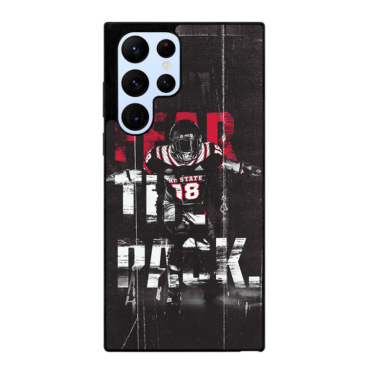 NORTH CAROLINA WOLFPACK FOOTBALL Samsung Galaxy S22 Ultra Case Cover