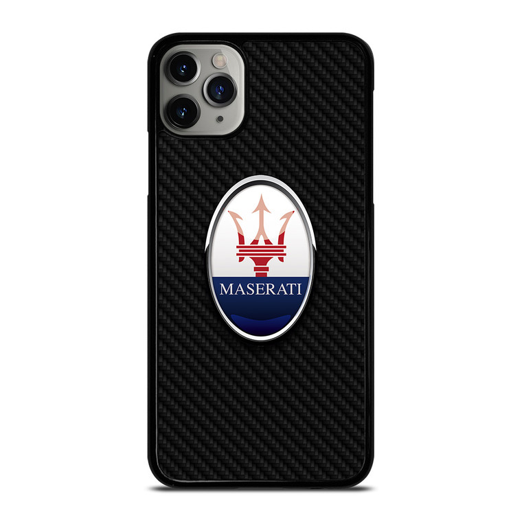 MASERATI LOGO CARBON FIBER iPhone 11 Pro Max Case Cover MASERATI LOGO CARBON FIBER iPhone 11 Pro Max Case Cover