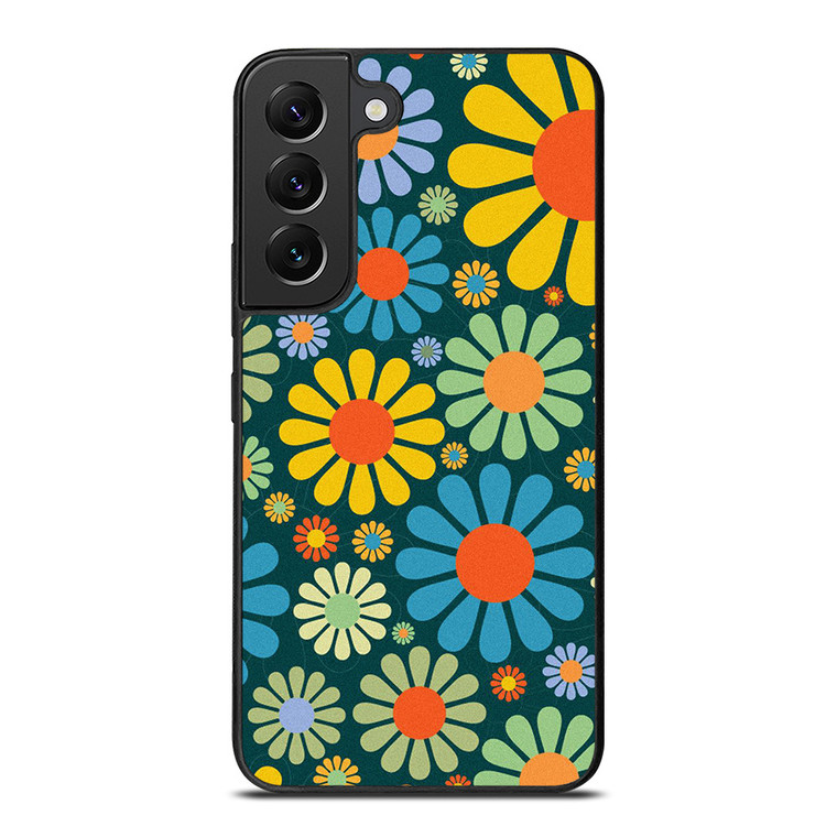 HIPPIE FLOWER PATTERN Samsung Galaxy S22 Plus Case Cover
