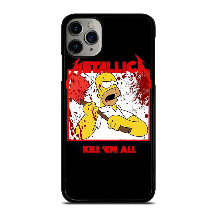 METALLICA KILL EM ALL SIMPSONS iPhone 11 Pro Max Case Cover