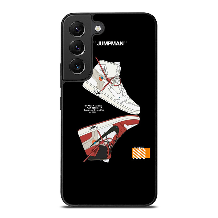 NIKE AIR JORDAN JUMPMAN OFF WHITE Samsung Galaxy S22 Plus Case Cover
