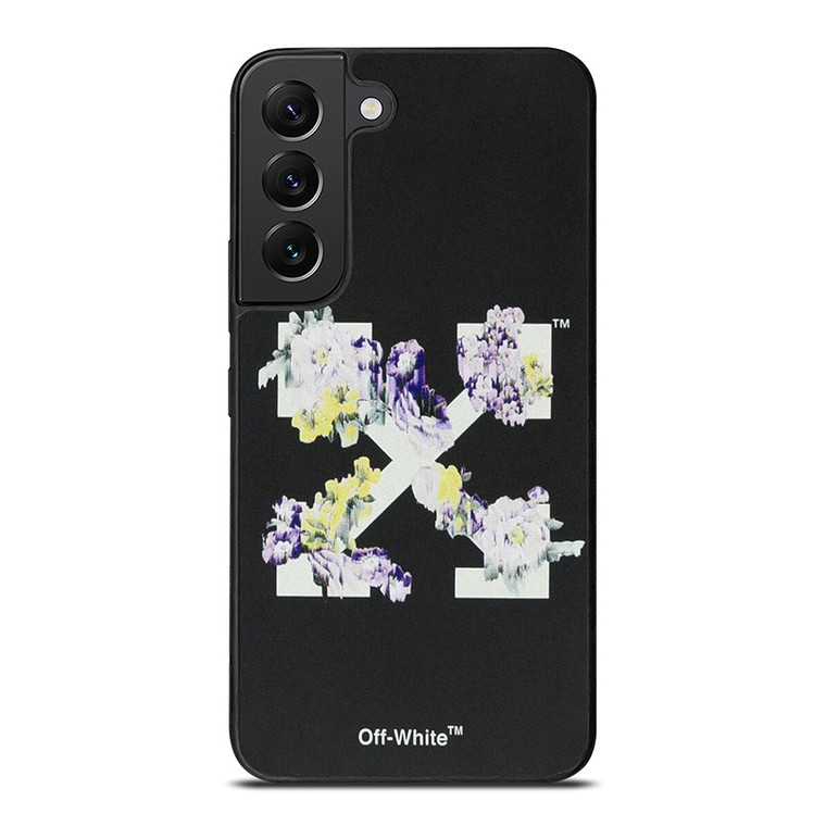 OFF WHITE FLORAL LOGO Samsung Galaxy S22 Plus Case Cover