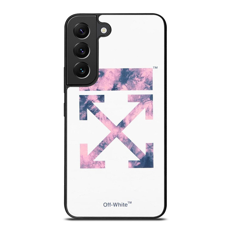OFF WHITE PURPLE MARBLE Samsung Galaxy S22 Plus Case Cover