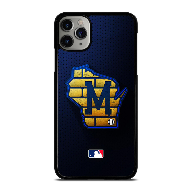 MILWAUKEE BREWERS MLB BASEBALL ICON iPhone 11 Pro Max Case Cover
