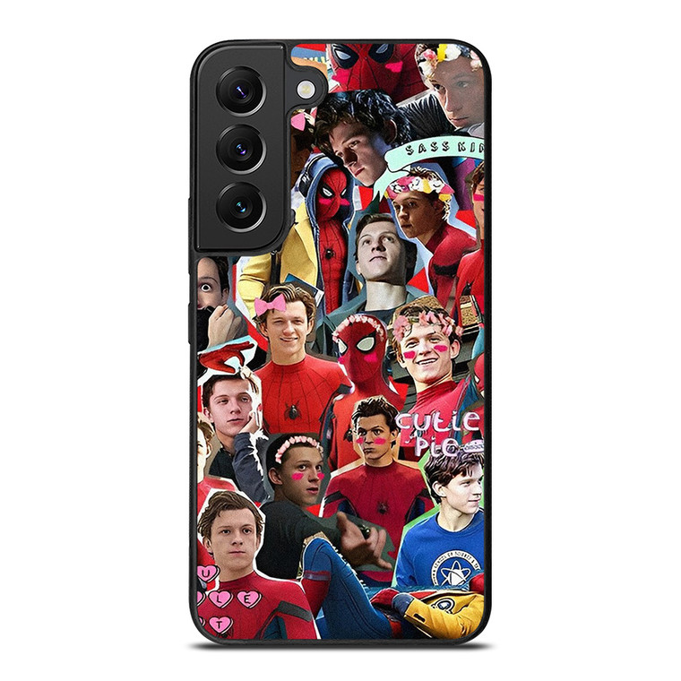 TOM HOLLAND SPIDERMAN COLLAGE Samsung Galaxy S22 Plus Case Cover