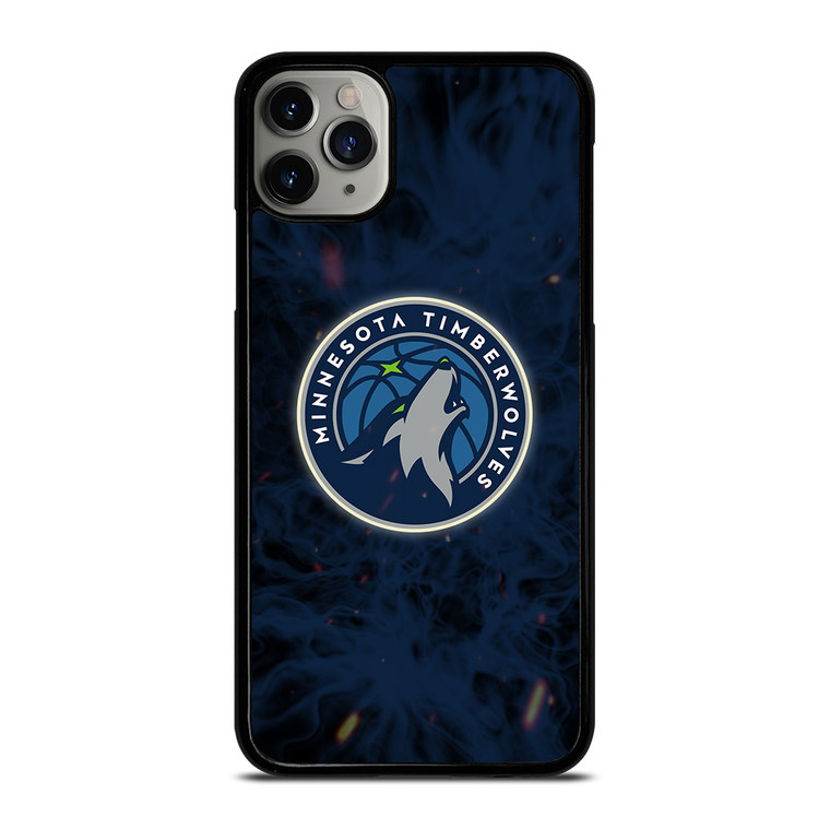 MINNESOTA TIMBERWOLVES BASKETBALL NBA FIRE iPhone 11 Pro Max Case Cover