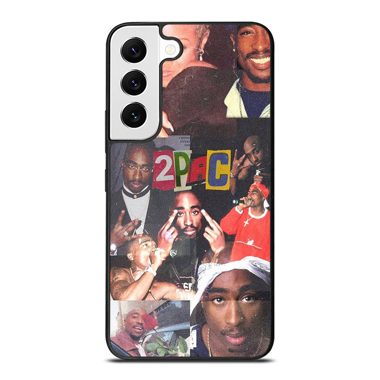2PAC TUPAC SAKUR RAPPER COLLAGE Samsung Galaxy S22 Case Cover