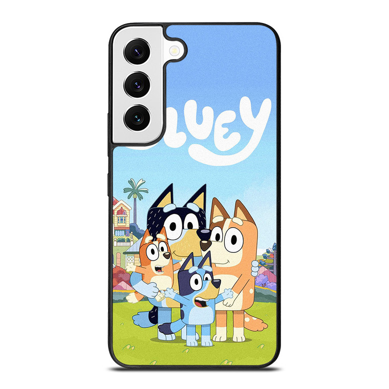 BLUEY HEELER PUPPY CARTOON Samsung Galaxy S22 Case Cover BLUEY HEELER PUPPY CARTOON Samsung Galaxy S22 Case Cover