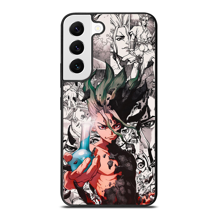 DR STONE ANIME BLACK WHITE Samsung Galaxy S22 Case Cover