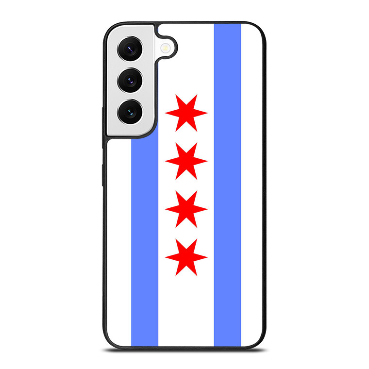 FLAG OF CHICAGO Samsung Galaxy S22 Case Cover
