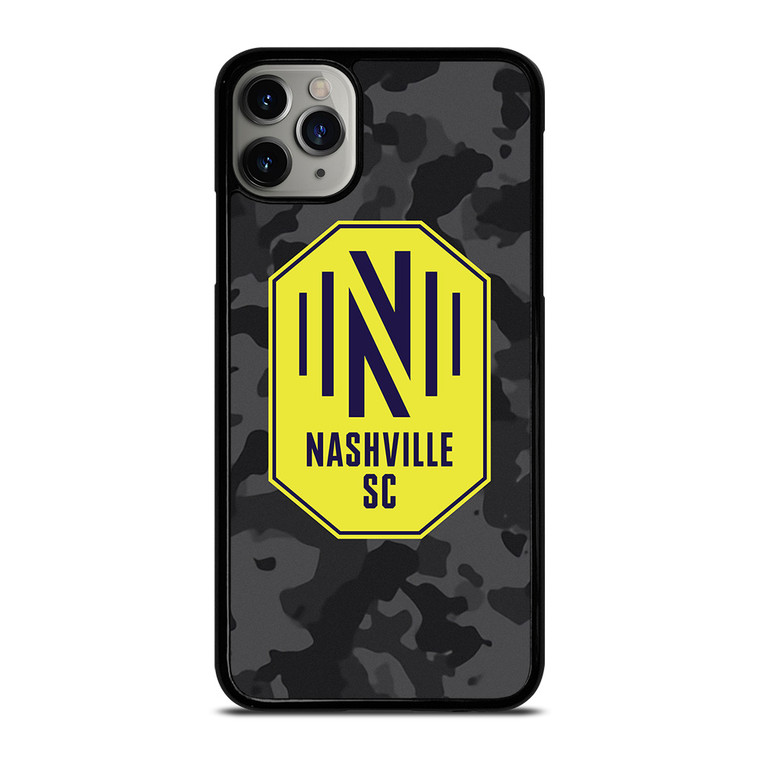 NASHVILLE SC MLS BLACK CAMO iPhone 11 Pro Max Case Cover