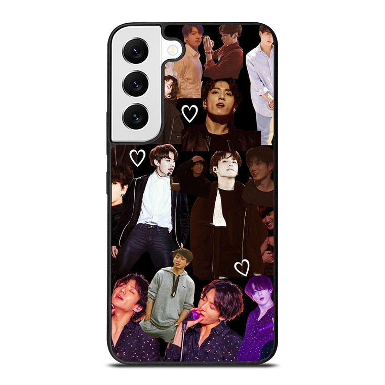 JUNGKOOK BTS BANGTAN BOYS COLLAGE 2 Samsung Galaxy S22 Case Cover