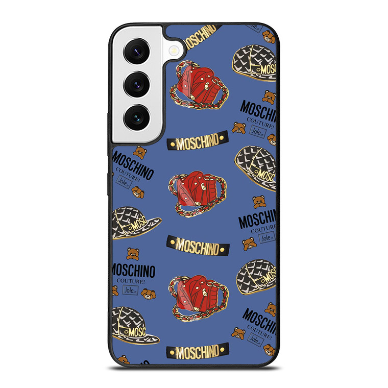 MOSCHINO BEAR COUTURE PATTERN Samsung Galaxy S22 Case Cover