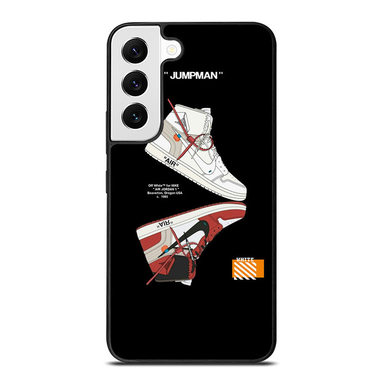 NIKE AIR JORDAN JUMPMAN OFF WHITE Samsung Galaxy S22 Case Cover