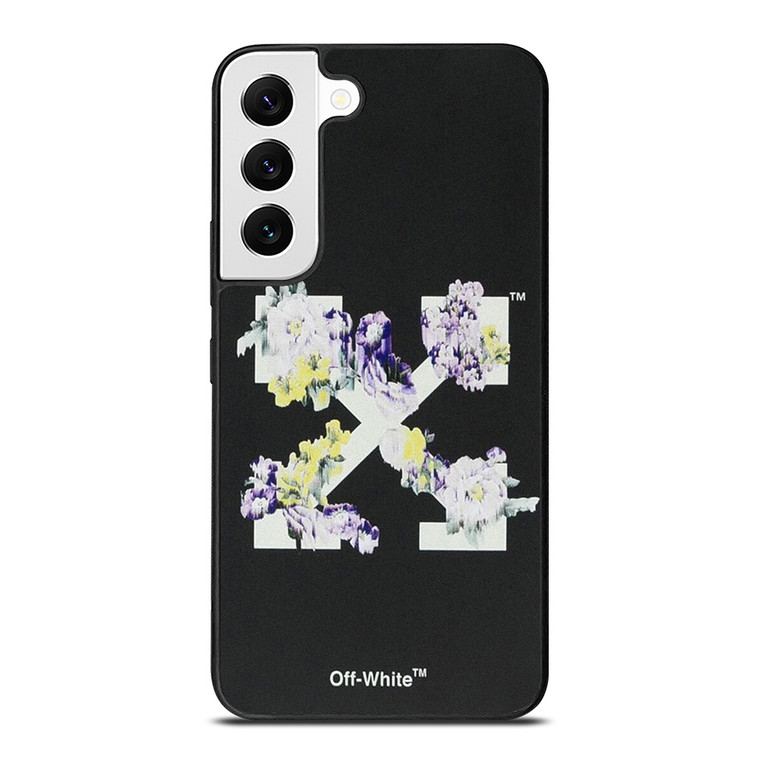 OFF WHITE FLORAL LOGO Samsung Galaxy S22 Case Cover