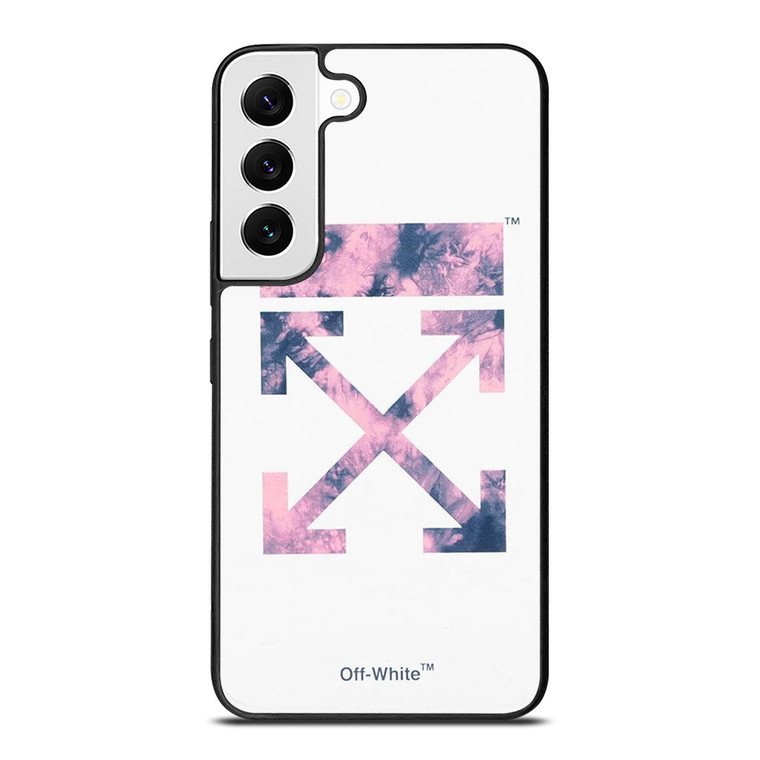 OFF WHITE PURPLE MARBLE Samsung Galaxy S22 Case Cover