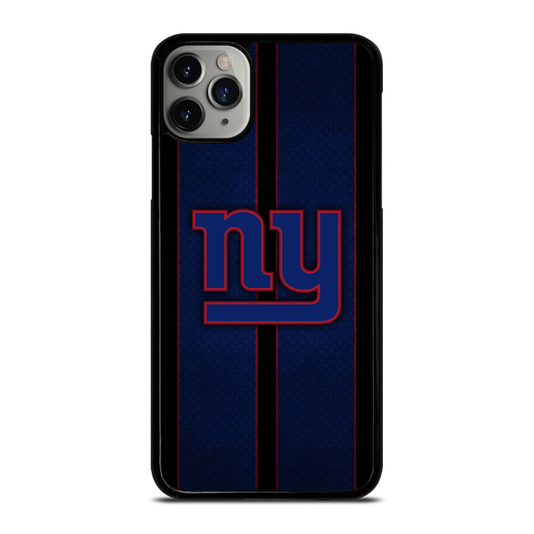 NEW YORK GIANTS NFL METAL STRIPE iPhone 11 Pro Max Case Cover