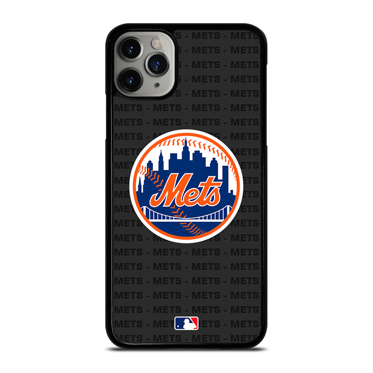 NEW YORK METS BASEBALL BLACK iPhone 11 Pro Max Case Cover