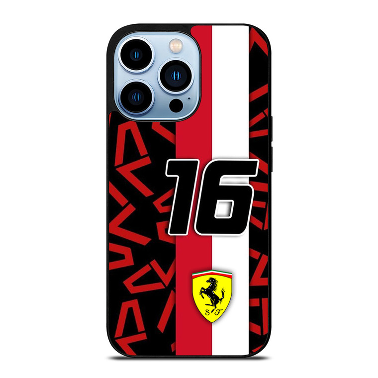 SCUDERIA FERRARI CHARLES LECLERC F1 FORMULA ONE iPhone 13 Pro Max Case Cover