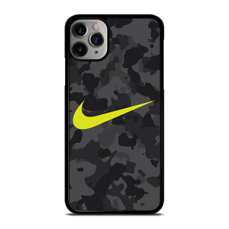NIKE SWOOSH BLACK CAMO iPhone 11 Pro Max Case Cover